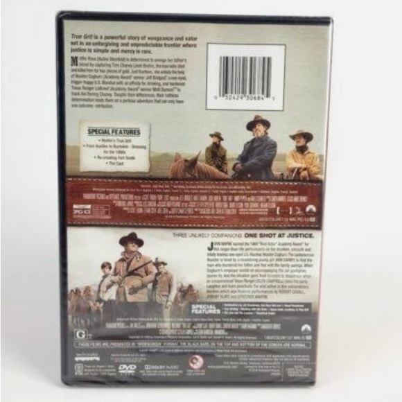 🆕 True Grit Two Movie Collection DVD - Picture 2 of 2